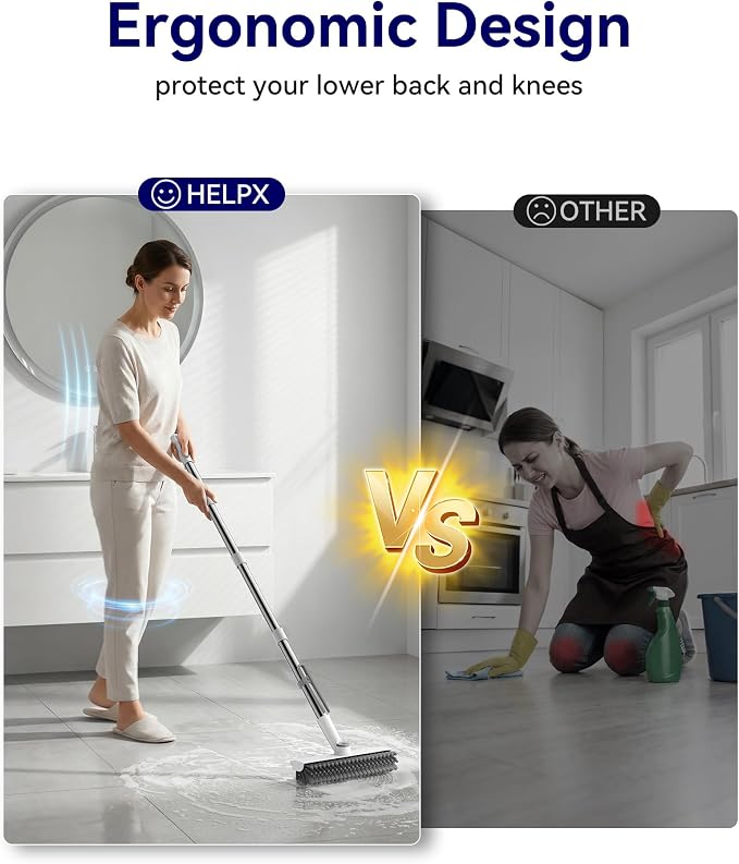 3 in 1 Adjustable Small Floor Scrub Brush - Image 7