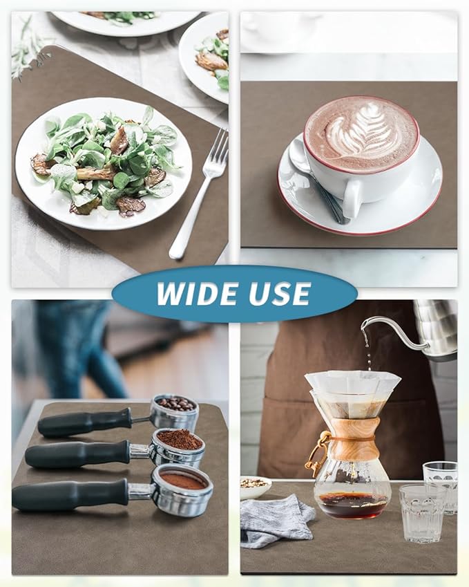 AMOAMI-Coffee Mat Hide Stain Rubber Backed Absorbent Dish Drying Mat - Image 5