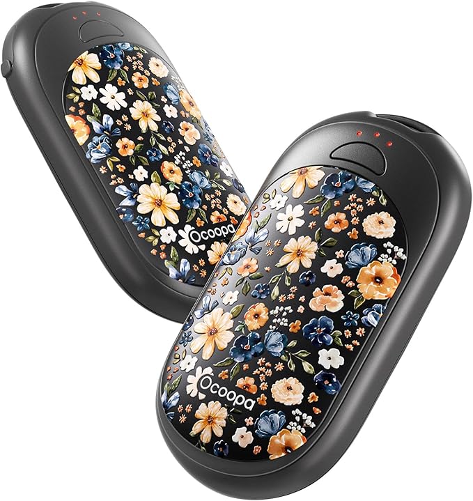 OCOOPA Magnetic Hand Warmers Rechargeable 2 Pack, UL Safety Heat 100-126°F, 3-Settings, Pocket-Sized, Max. 8 Hrs Long Lasting,Great for Raynauds, Golf, Hunting, Camping, Gifts for Men Women, UT3 Lite