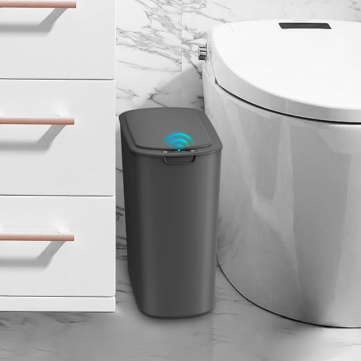 Cesun Automatic Small Bathroom Trash Can by Cesun