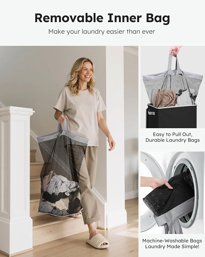SOLEDI Slim Laundry Basket - Image 5
