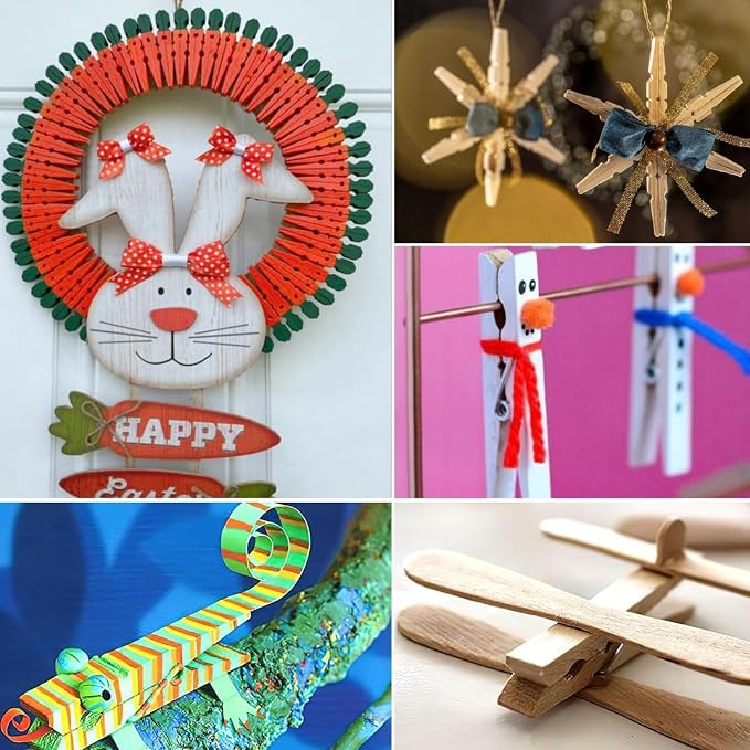 24 PCS Wood Clothespins - Image 7