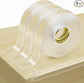 3Pack Clear Edge Protector Strip, 0.8in x 9.84FT(29.52FT Total), Sharp Edge Wrap Cover Tape, Self Adhesive Protective Bumper Guards for Cabinet Door Desk Glass Table Furniture, Kitchen Countertop