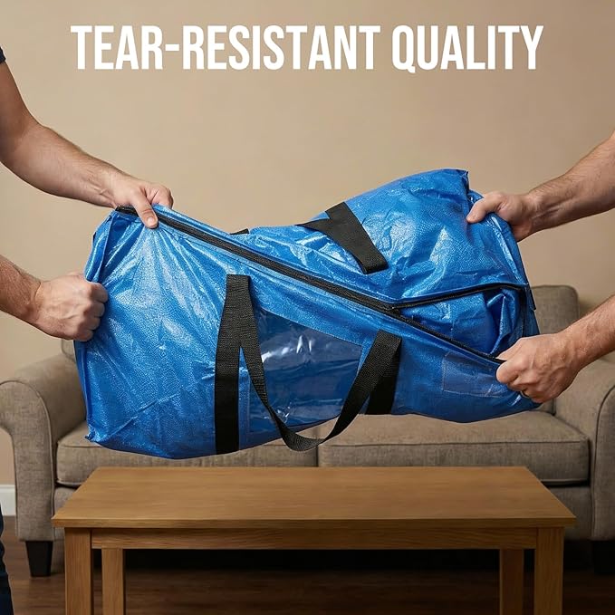 TAILI 10 Pack Blue Extra Large Moving Bags, Storage Bag - Image 7
