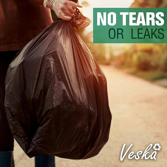 Veska Contractor Garbage Bags 55 Gallon 3 MIL Heavy Duty Contractor Trash Bags - Image 8