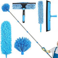 High Reach Duster Kit with14 ft Extension Pole High Ceiling Dusting and Window by iHUFeather