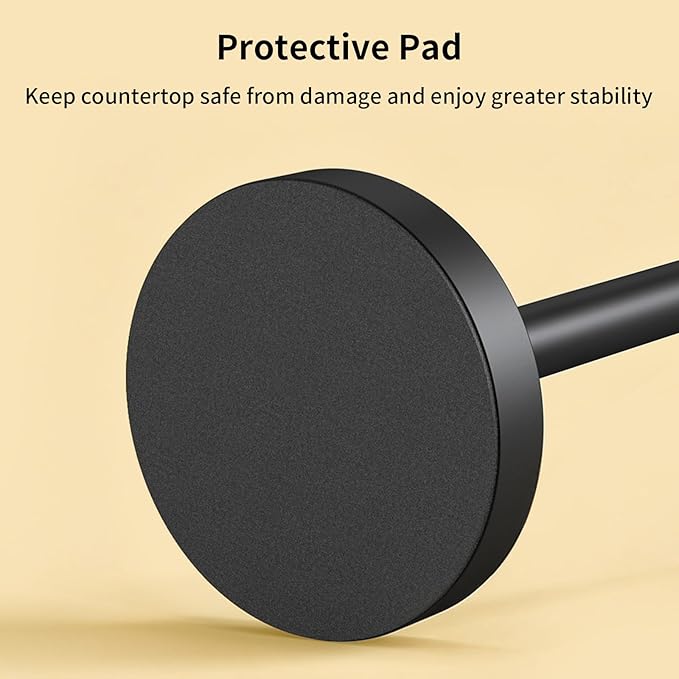 YUMORE 3.9lbs Heavy Duty Paper Towel Holder Countertop Weighted Base Black - Image 5