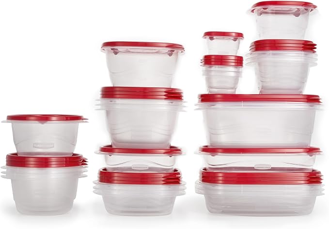 Rubbermaid TakeAlongs Food Storage Containers Set of 26 Clear by Unknown