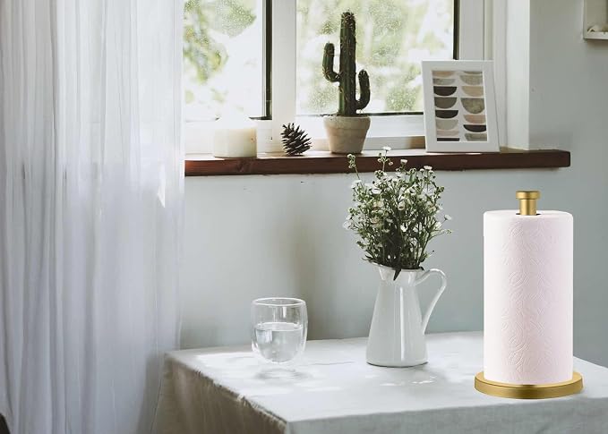 Gold Paper Towel Holder, Paper Towel Holder Countertop, Paper Towel Holder - Image 7