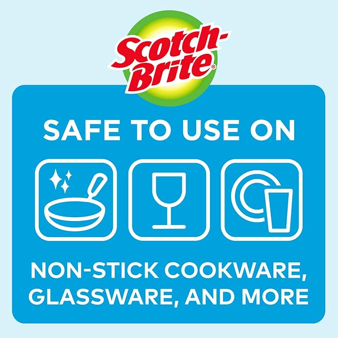 Scotch-Brite Dobie Sponge Cloths | Scrub & Wipe | Non-Scratch | Absorbent | 2 - Image 2