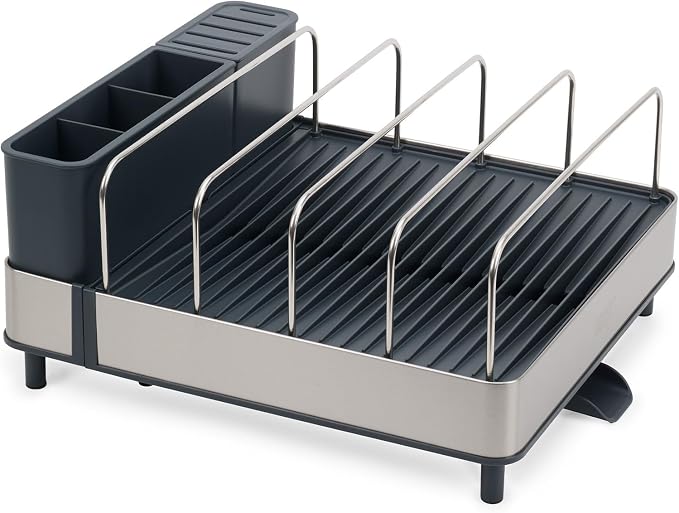 Joseph Joseph Extend Max Steel Expanding Dish Drying Rack, high Capacity - Image 2
