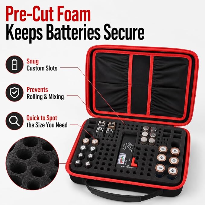 Comecase Battery Organizer Case - Image 3