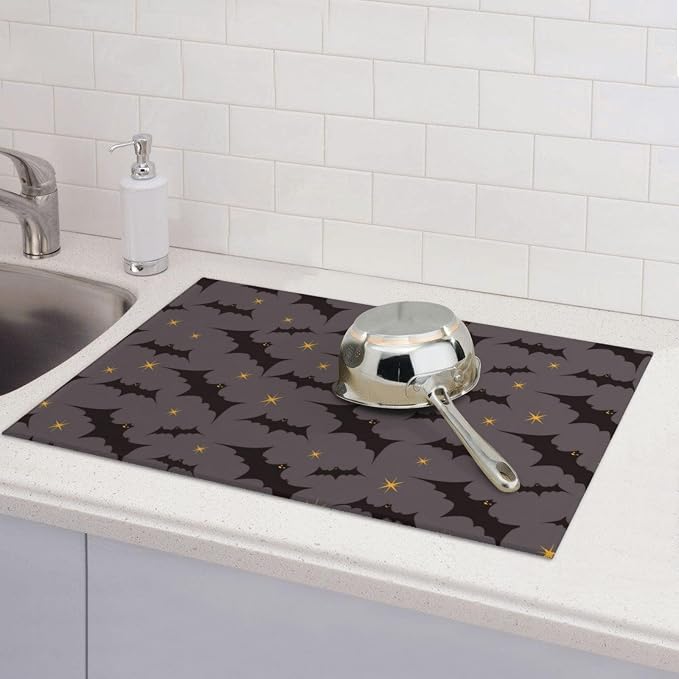 Star Bats Witchy Dish Drying Mat - Image 7
