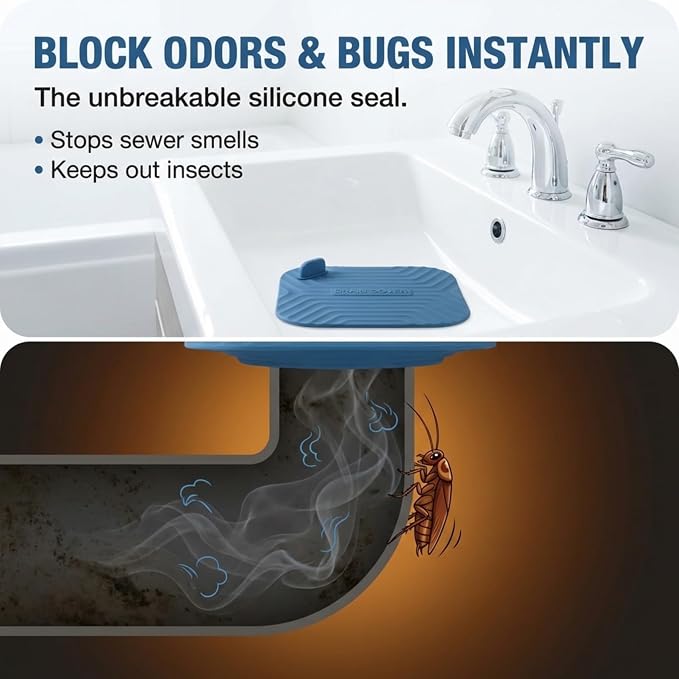 3 Pack 5.9 x 5.9 Bathtub Drain Stopper Covers - Image 6