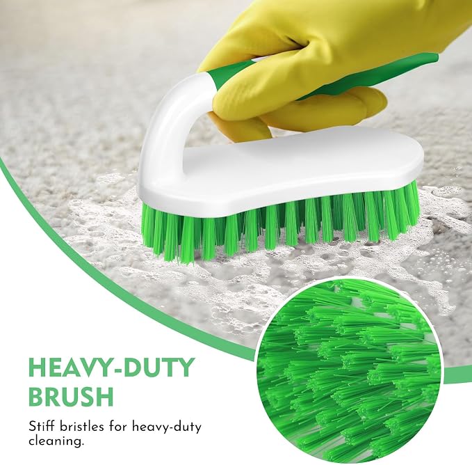 SetSail Scrub Brush, Stiff Bristle Cleaning Scrubber, 2 Pack | Durable Bristles - Image 6