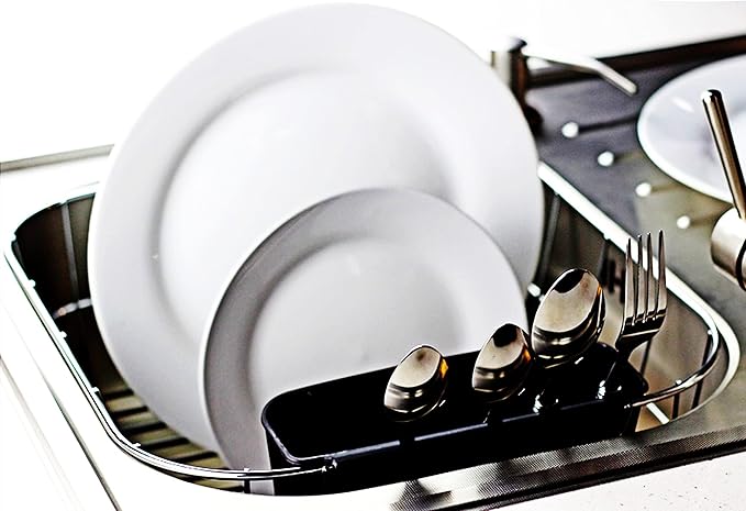 Neat-O Deluxe Chrome-Plated Steel Small Dish Drainers - Image 3