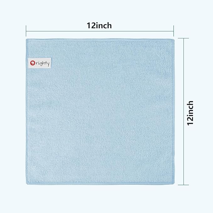 Orighty Washcloths Bulk, 100 Pack Microfiber Face Towels, 12x12 Inch - Image 4