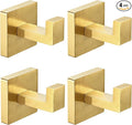 IBosins 4-Pack Towel Hooks Hand Towel Holder Bathroom Robe Hanger Gold | by IBosins