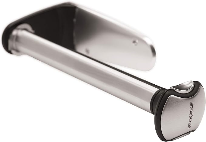 simplehuman Wall Mount Paper Towel Holder, Under-Cabinet or Wall Mounted Rack - Image 4