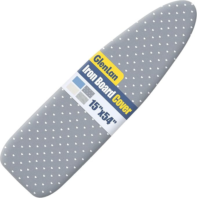 Ironing Board Cover and Pad for Standard Size 15" x 54", Dark Gray by Unknown