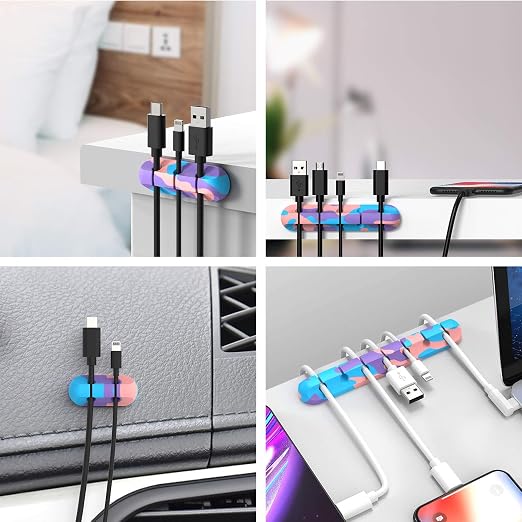 Cable Organizer, Cord Organizer Cable Management, Cable Clips USB Cable Holder - Image 7