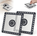 Hibbent 2 Pack Shower Drain Hair Catcher, Shower Drain Cover by Hibbent