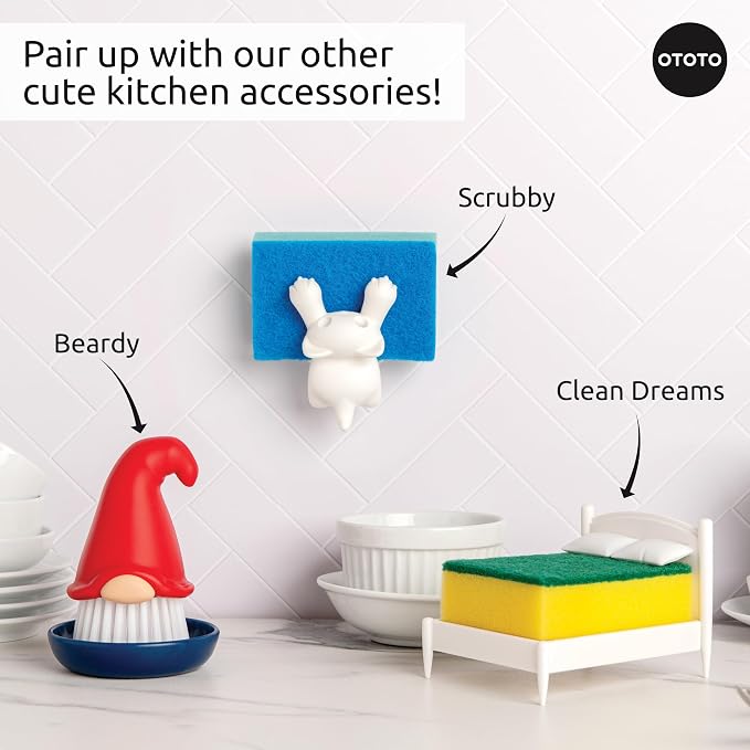 OTOTO Gnome Dish Brush with Handle - Image 8