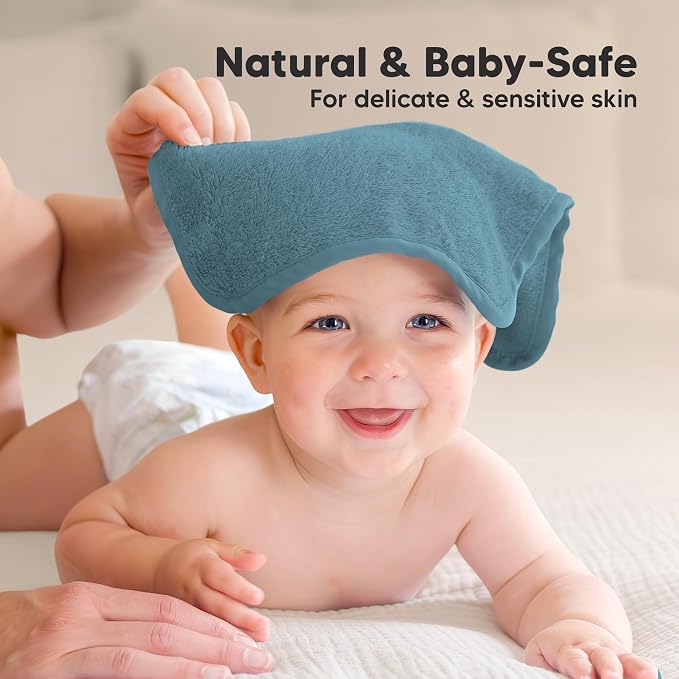 6-Pack Baby Washcloths, Soft Absorbent Washcloths - Image 5
