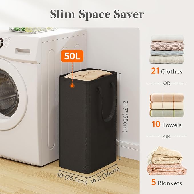 Lifewit Slim Collapsible Laundry Basket - Image 2