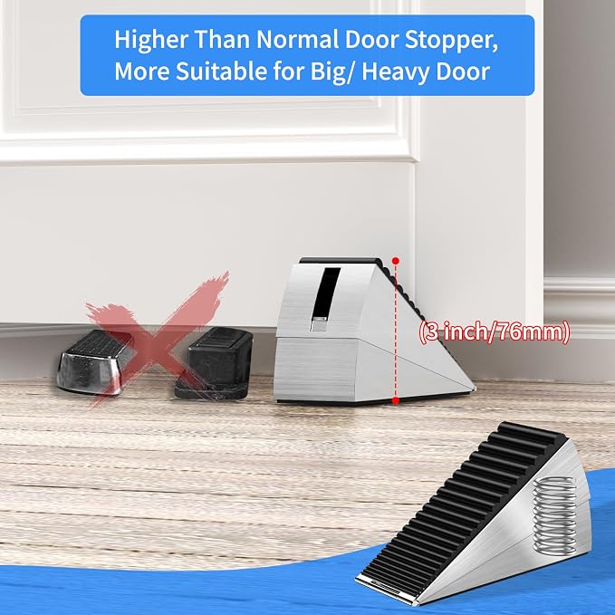 2 Pack Heavy Duty Door Stoppers - Image 2