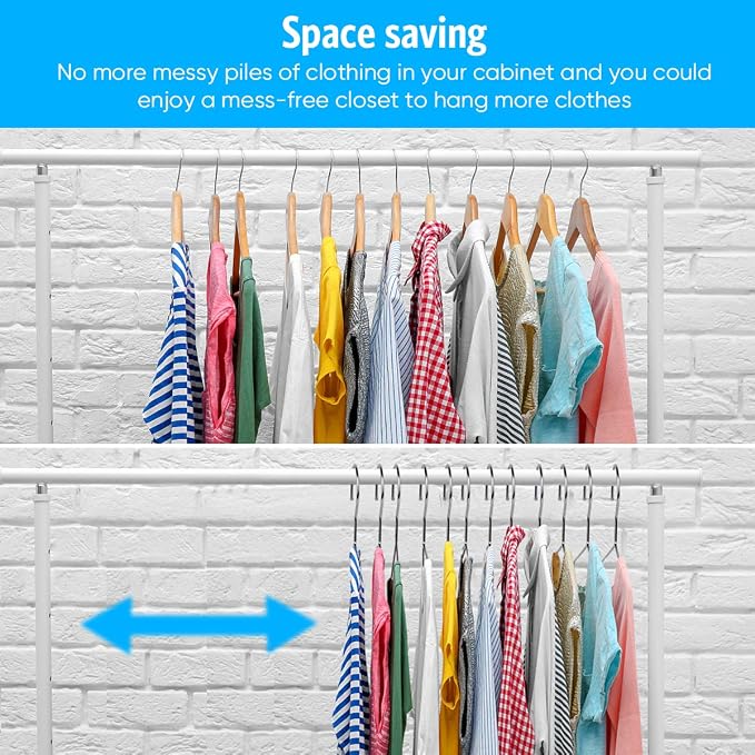 Fayleeko Wire Coat Hangers 120 Pack Strong Heavy Duty Stainless Steel Metal - Image 5
