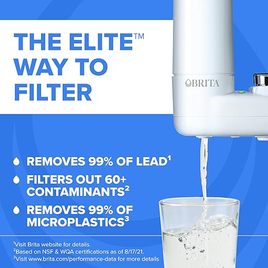 Brita Faucet Mount Water Filter System, Includes 1 Filter, Easy Install - Image 2