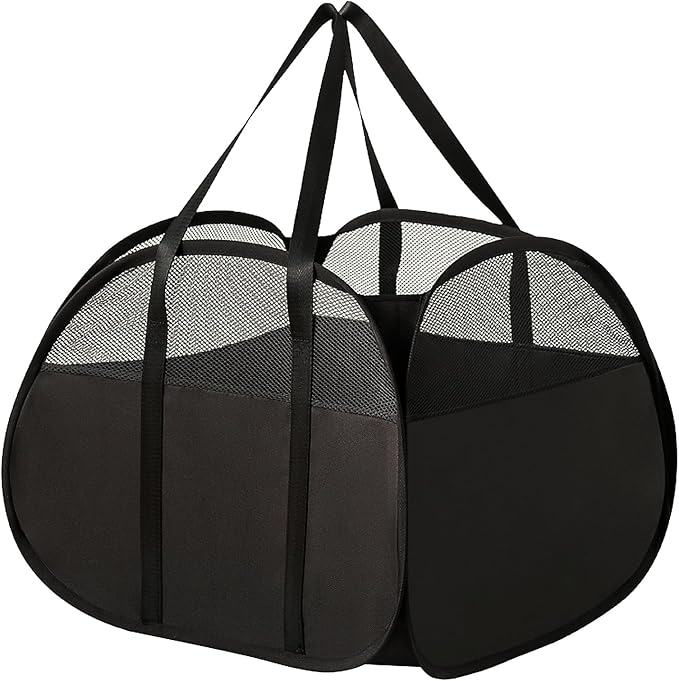 Collapsible Laundry Baskets, Tear Proof Pop Up Laundry Hamper by BATTOO