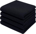 Homaxy 100% Cotton Waffle Weave Kitchen Dish Towels 4-Pack, Ultra Soft by Homaxy
