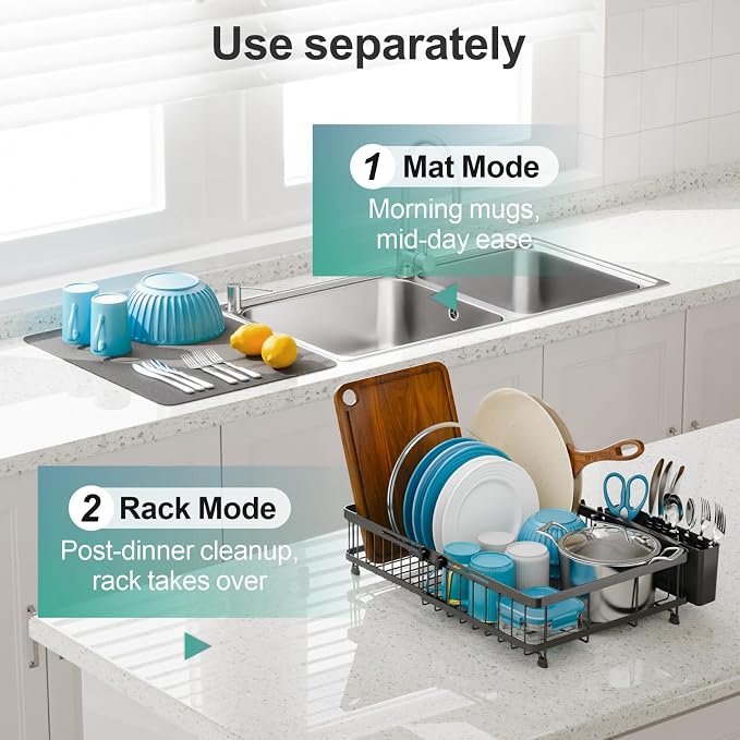 GSlife Large Dish Drying Rack - Image 3