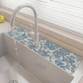24" X 5.5" Kitchen Sink Splash Guard Faucet Mat Flora Super Absorbent Fast by Unknown