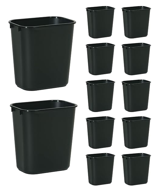 Rubbermaid Commercial Products Deskside Wastebasket/Trash Can, by RubbermaidCommercialProducts
