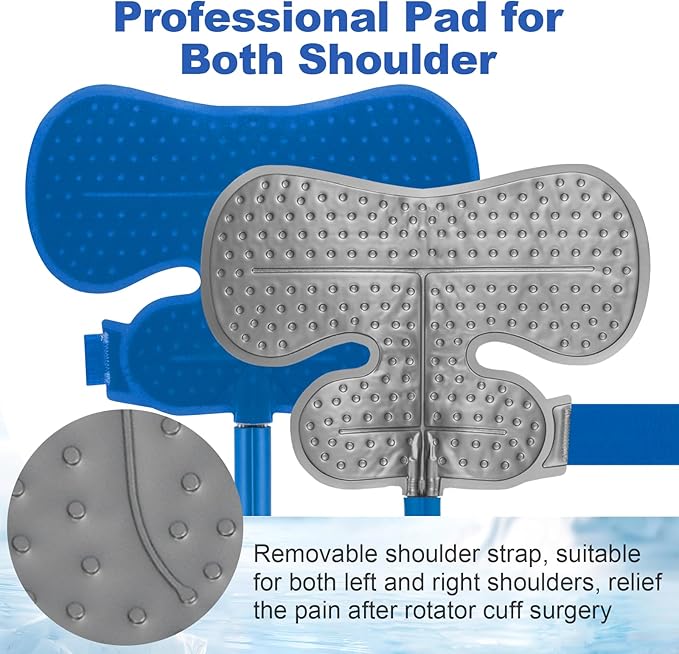 Ice Machine for Shoulder After Surgery Recovery, 9 Quarts Timer Circulate Rotator Cuff Cold Therapy Machine Home Cryotherapy System for Shoulder Replacement Post-Surgery Swelling, Sprains