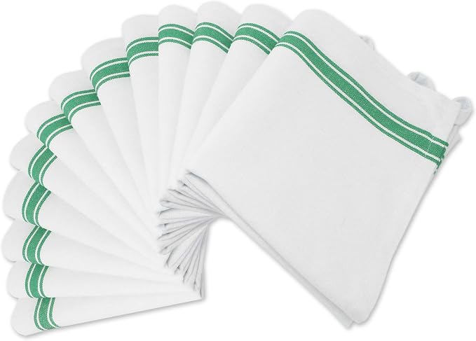 Aunti Em's Kitchen Dish Towels Set Natural Cotton Fabric by AuntiEmsKitchen