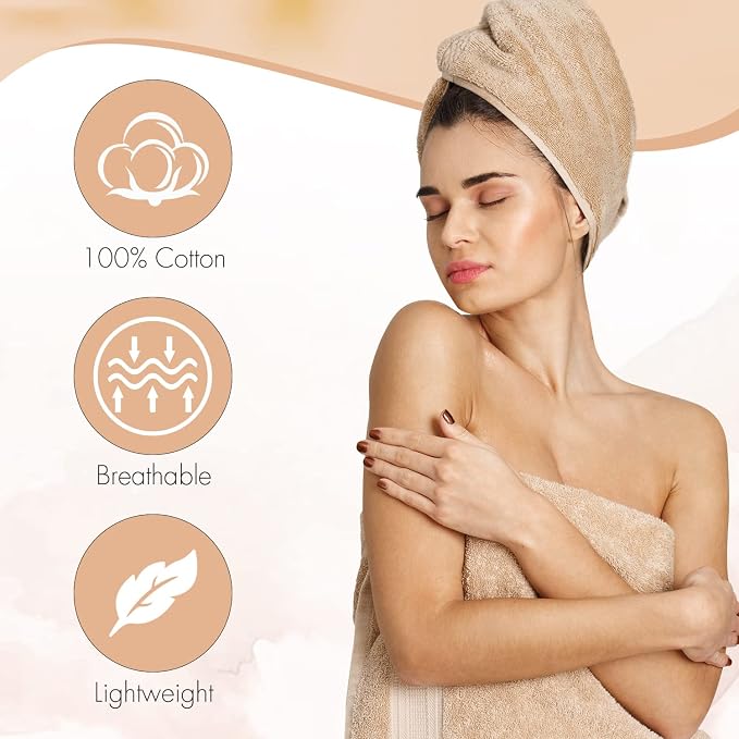 KAHAF Collection 6-Pack Bath Towels - Image 2