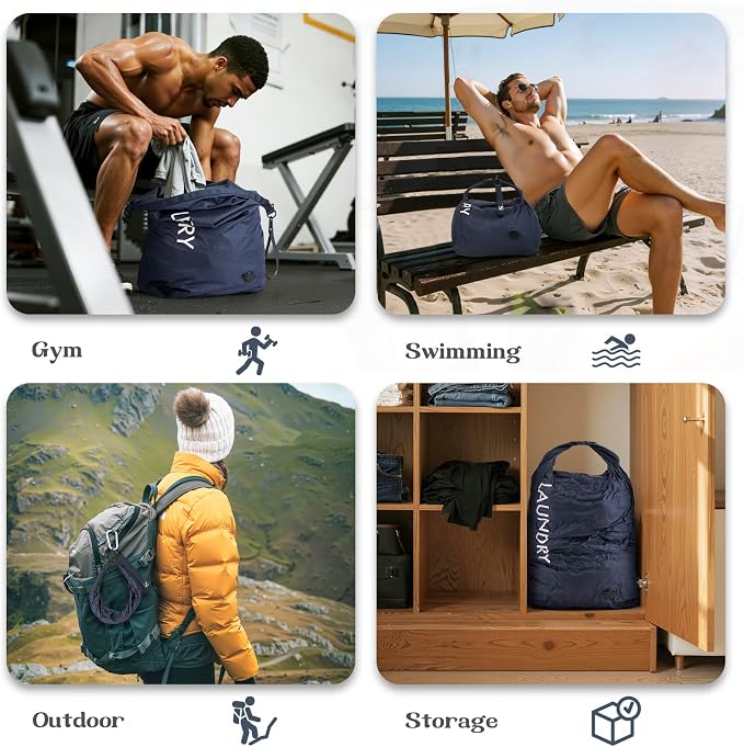 Travel Laundry Bag, Waterproof Compression Storage - Image 7