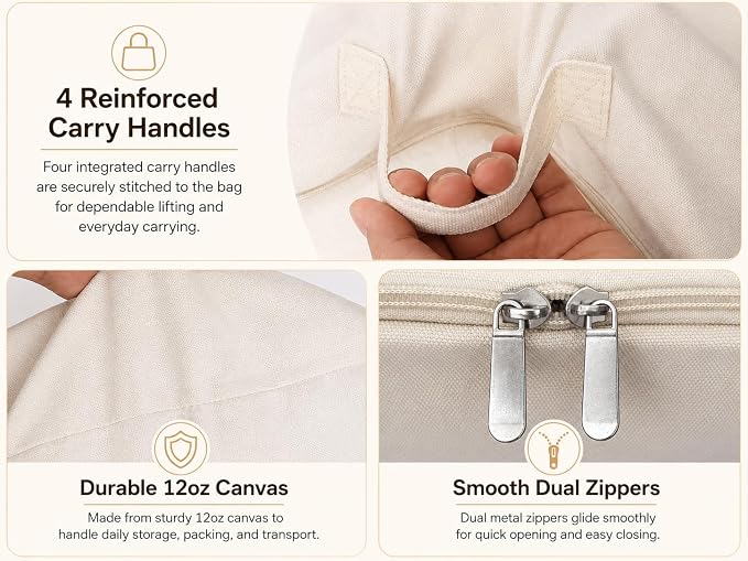DoYiKe Soft Canvas Clothes Storage Bags - Image 7