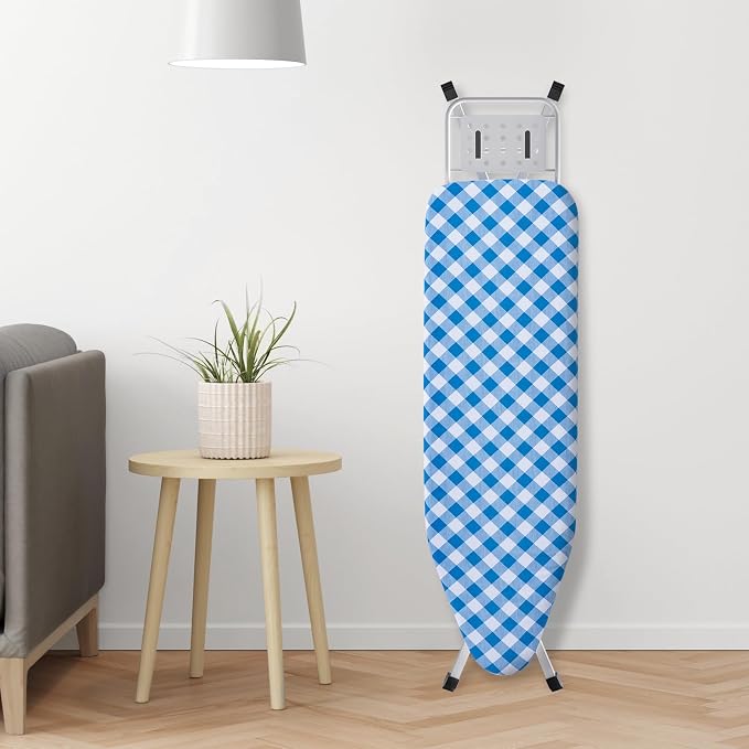 BKTD Full Size Ironing Board, Sturdy Frame, Heat Resistant Cover, Iron Rest - Image 6