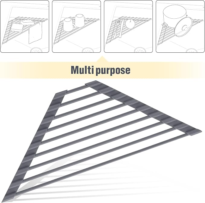 Tomorotec Roll Up Dish Drying Rack - Image 7