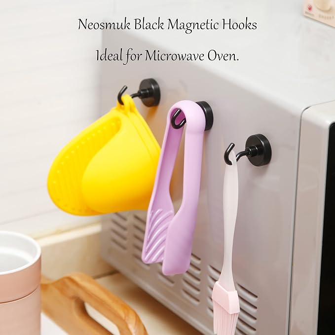Neosmuk Magnetic Hooks, 85lb Heavy Duty, 10 Pack - Image 6