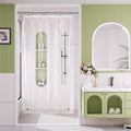 AmazerBath Shower Curtain Liner Stall Waterproof, 47x64 Clear RV Shower Curtain by AmazerBath