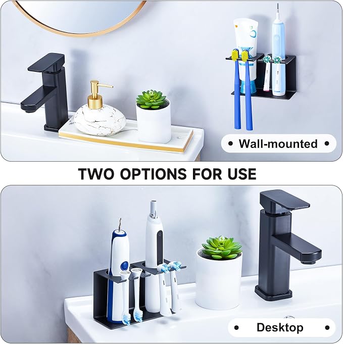 Electric Toothbrush Head Holders Desktop or Wall Mounted Electric Tooth Brush - Image 7