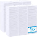 HOMEXCEL White Microfiber Cleaning Cloth 600 Pack, Microfiber Towel by HOMEXCEL