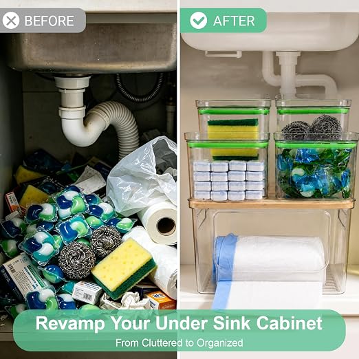 5-in-1 Trash Bag Dispenser, Laundry & Dishwasher Pods Storage Container - Image 3