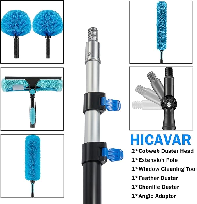 25 Foot High Ceiling Fan, Cobweb Duster - Image 3